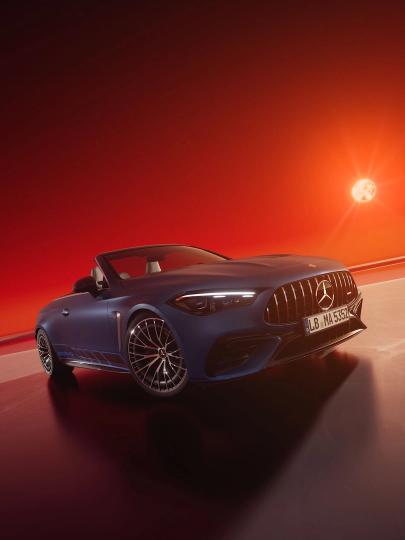 Front view Mercedes-AMG CLE 53 4MATIC+ Cabrio Limited Edition