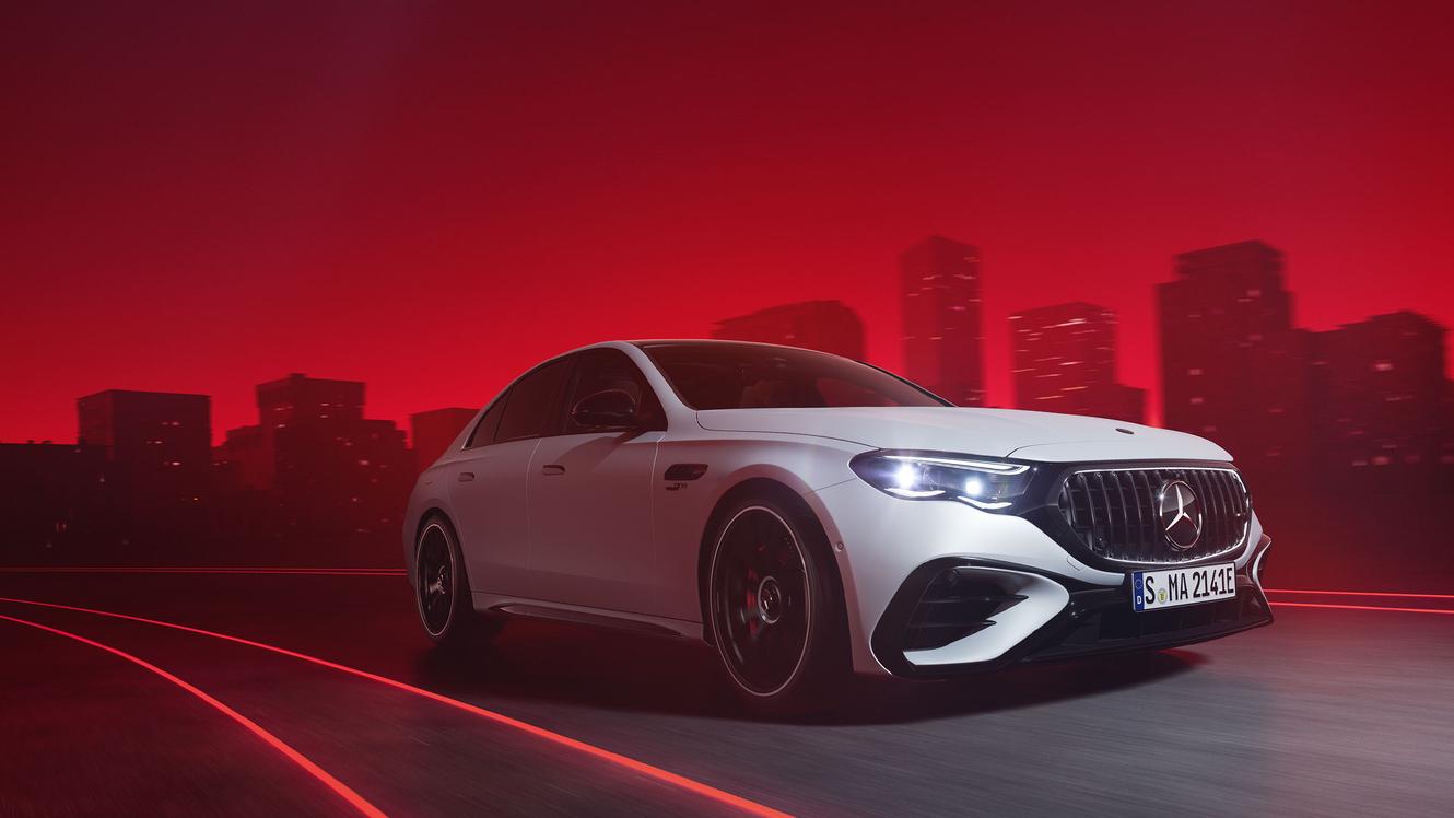 Side view of Mercedes-AMG E 53 Sedan.