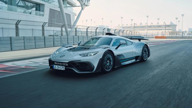 Mercedes-AMG ONE on the racetrack