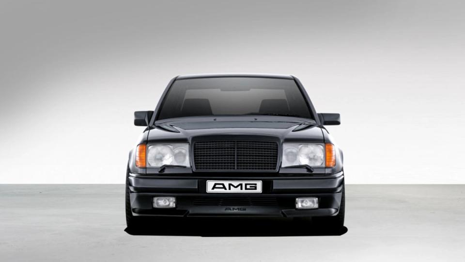 A classic Mercedes-AMG vehicle from the front