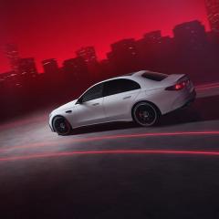 Side view of Mercedes-AMG E 53 Sedan.