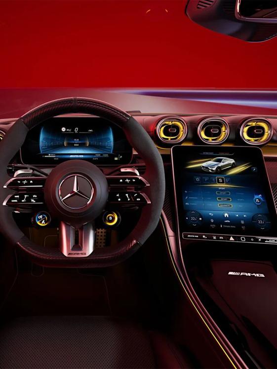 Dashboard and console Mercedes-AMG CLE 53 4Matic+ Coupé “Limited Edition”
