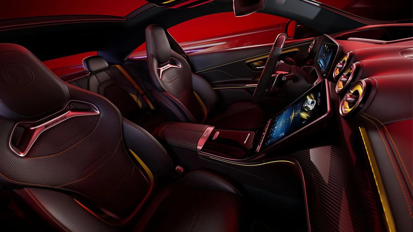 Interior view of the Mercedes-AMG CLE 53 4Matic+ Coupé “Limited Edition”